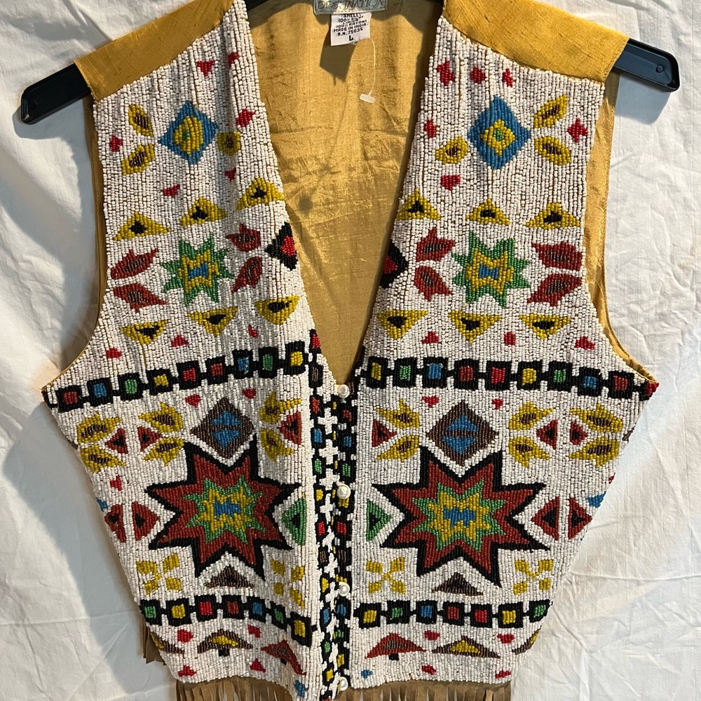 Colorful Beaded Vest